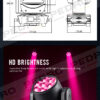 moving led 7x40w pl mled740 1301 2