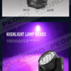 moving led rgbw 19x15w pl mled1915 1