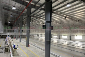 Hệ thống âm thanh nhà xưởng 3000m2