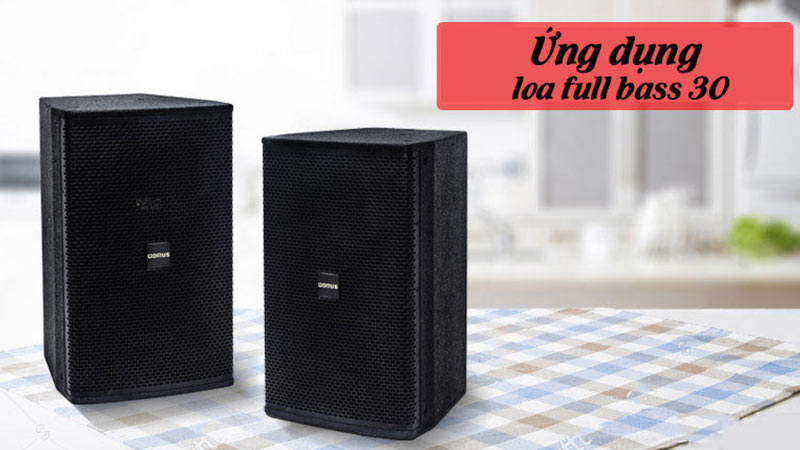 Loa này thích hợp cả trong nhà lẫn ngoài trời, với phạm vi diện tích vừa phải 20m2-50m2